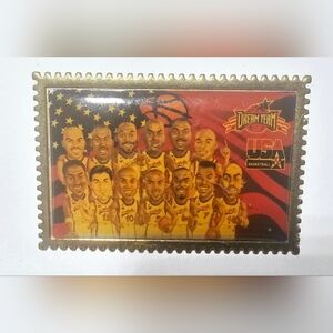 Vintage 1992 Olympic USA dream team pin Charles Barkley Scottie Pippin Miller